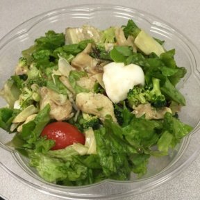Gluten-free salad from Cafe Bravo
